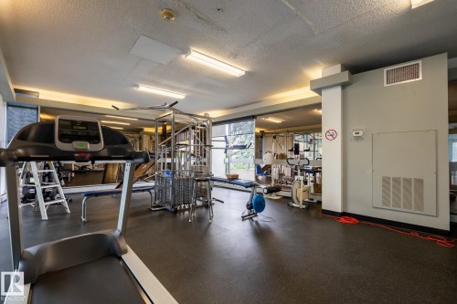 911 10883 Saskatchewan Drive, Edmonton, AB - Indoor Photo Showing Gym Room