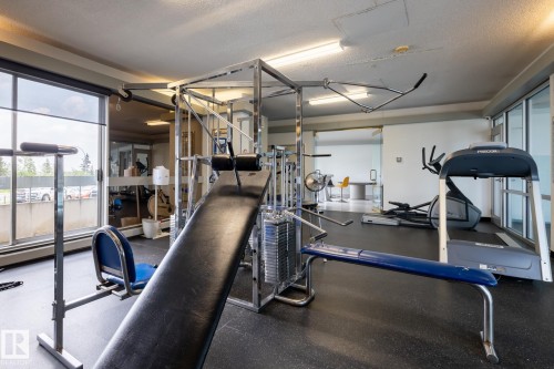 911 10883 Saskatchewan Drive, Edmonton, AB - Indoor Photo Showing Gym Room