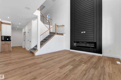 207 Basin Court, Leduc, AB - Indoor With Fireplace