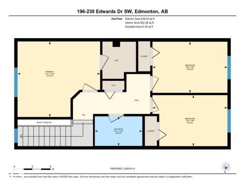 View of floor plan / room layout - 196 230 Edwards Drive, Edmonton, AB - Other