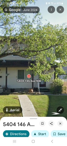 Location Data Screenshot. Displaying the geographic location of the property at 5404 146 Ave NW - 5404 146 Avenue Nw, Edmonton, AB - Other