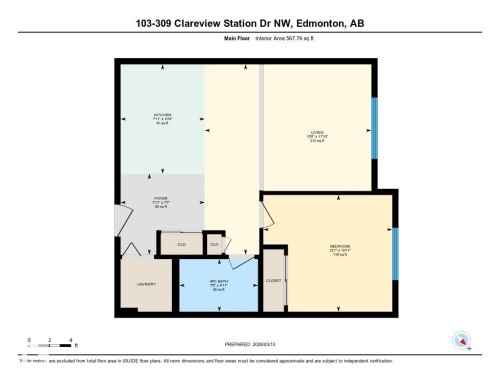 Floor plan - 103 309 Clareview Station Drive, Edmonton, AB - Other