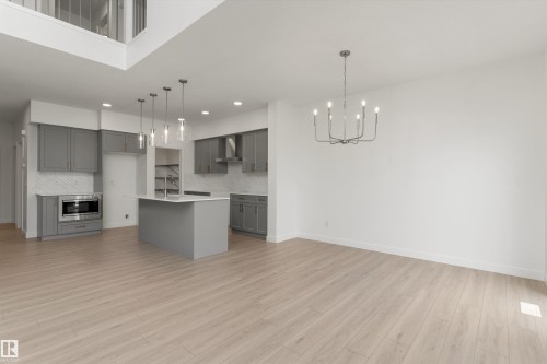 19127 20 Avenue, Edmonton, AB - Indoor Photo Showing Kitchen With Upgraded Kitchen