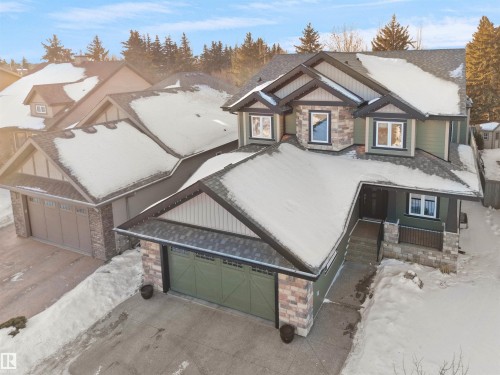 View of snowy aerial view - 59 10550 Ellerslie Road, Edmonton, AB - Outdoor