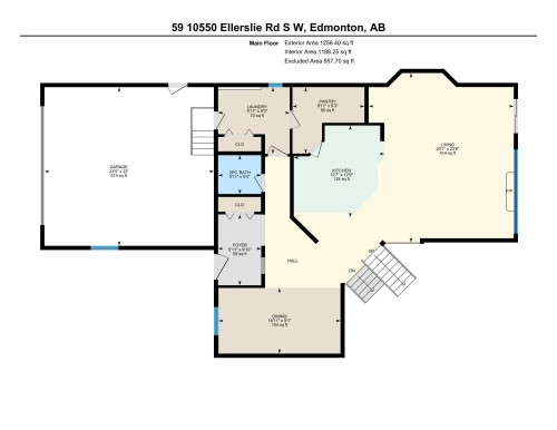 View of home floor plan - 59 10550 Ellerslie Road, Edmonton, AB - Other