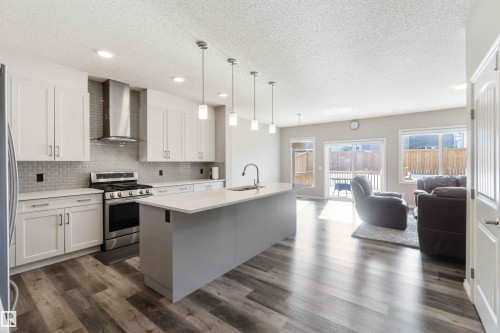 435 41 Avenue, Edmonton, AB - Indoor Photo Showing Kitchen With Upgraded Kitchen