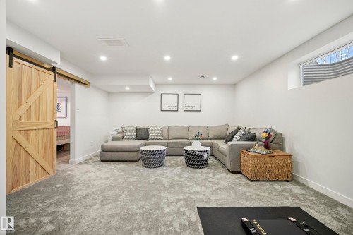 8318 Shaske Crescent, Edmonton, AB - Indoor Photo Showing Basement