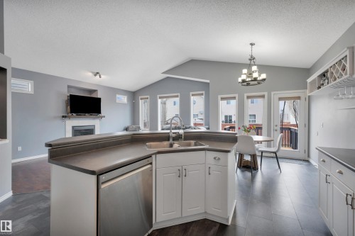 62 Douglas Crescent, Leduc, AB - Indoor Photo Showing Kitchen With Double Sink
