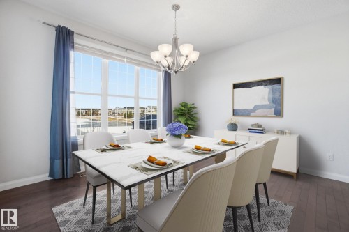 1220 Secord Landing Landing, Edmonton, AB - Indoor Photo Showing Dining Room