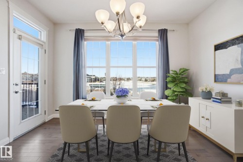 1220 Secord Landing Landing, Edmonton, AB - Indoor Photo Showing Dining Room