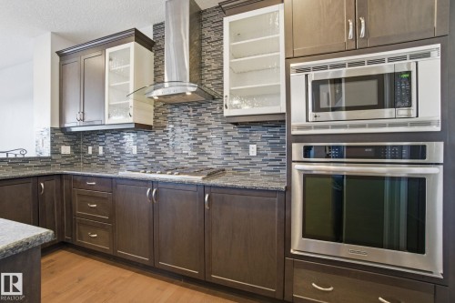 1220 Secord Landing Landing, Edmonton, AB - Indoor Photo Showing Kitchen With Upgraded Kitchen
