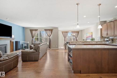 3689 Atkinson Loop, Edmonton, AB - Indoor With Fireplace