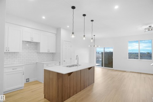 2250 194A Street, Edmonton, AB - Indoor Photo Showing Kitchen With Upgraded Kitchen