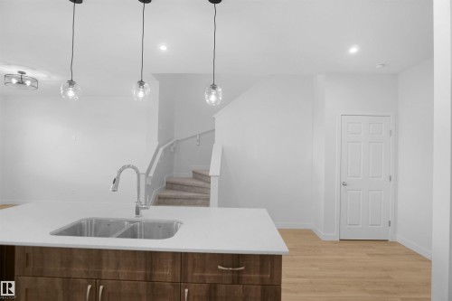 2250 194A Street, Edmonton, AB - Indoor Photo Showing Kitchen With Double Sink