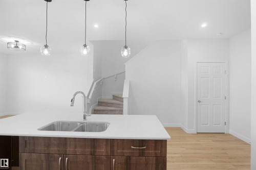 2250 194A Street, Edmonton, AB - Indoor Photo Showing Kitchen With Double Sink