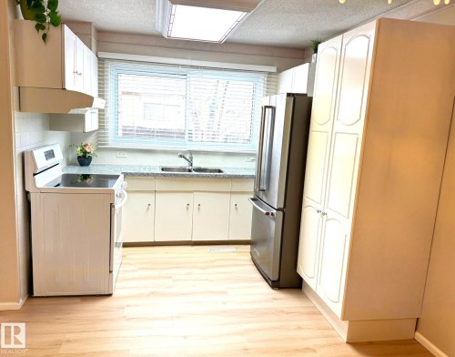 14315 58 Street, Edmonton, AB - Indoor Photo Showing Kitchen With Double Sink