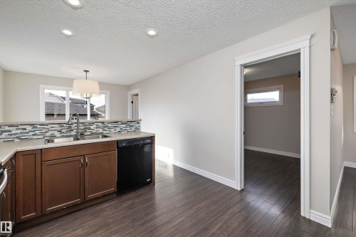 1104 161 Street, Edmonton, AB - Indoor Photo Showing Kitchen With Double Sink