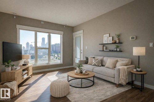 515 10518 113 Street, Edmonton, AB - Indoor Photo Showing Living Room