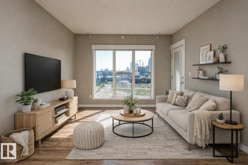 515 10518 113 Street, Edmonton, AB - Indoor Photo Showing Living Room