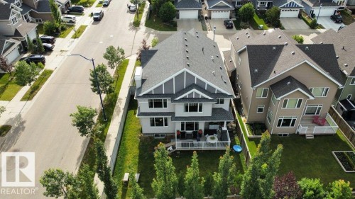 Summer Aerial View of Home - 4476 Suzanna Crescent, Edmonton, AB - Outdoor