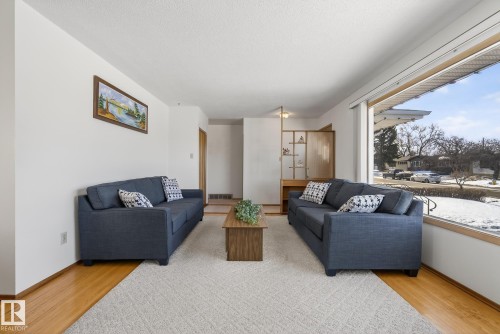 9145 152 Street, Edmonton, AB - Indoor Photo Showing Living Room