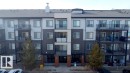 The property features a multi-story building with a light-colored roof and a facade with both light and dark paneling - 429 390 Windermere Rd, Edmonton, AB  - Outdoor With Balcony With Facade 