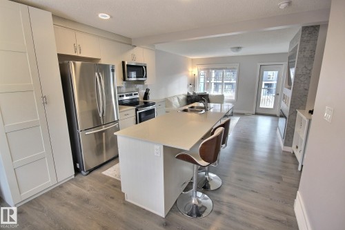 846 Daniels Way, Edmonton, AB - Indoor Photo Showing Kitchen With Double Sink
