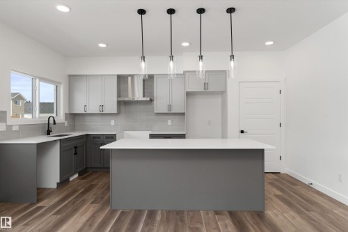 4028 207 Street, Edmonton, AB - Indoor Photo Showing Kitchen With Upgraded Kitchen