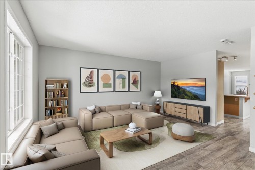 424 Songhurst Place, Leduc, AB - Indoor Photo Showing Living Room