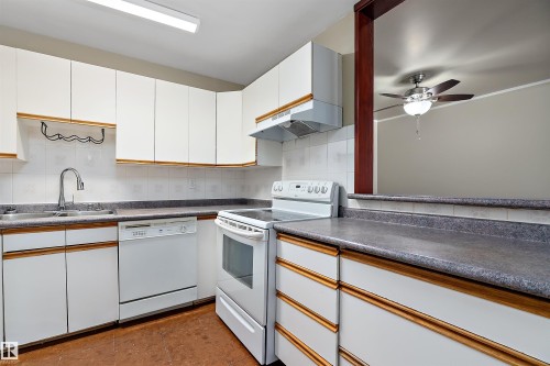 14583 121 Street, Edmonton, AB - Indoor Photo Showing Kitchen With Double Sink