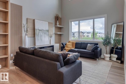 3612 Triomphe Boulevard, Beaumont, AB - Indoor Photo Showing Living Room