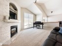 13036 139 Street, Edmonton, AB  - Indoor Photo Showing Living Room With Fireplace 