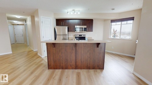 315 6925 199 Street, Edmonton, AB - Indoor Photo Showing Kitchen With Stainless Steel Kitchen