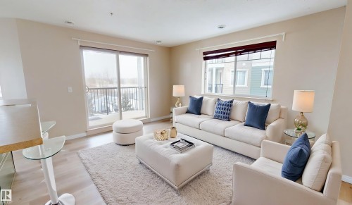 315 6925 199 Street, Edmonton, AB - Indoor Photo Showing Living Room
