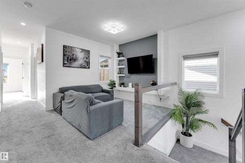 415 42 Street, Edmonton, AB - Indoor Photo Showing Living Room