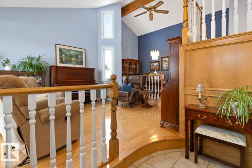 View From Front Entrance Into The Living & Dining Areas. - 12824 157 Avenue, Edmonton, AB - Indoor Photo Showing Other Room