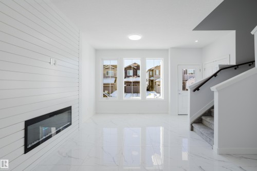 4103 67 Street, Beaumont, AB - Indoor With Fireplace