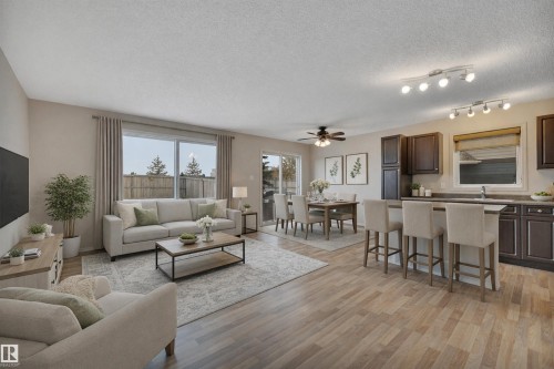 178 Keystone Crescent, Leduc, AB - Indoor Photo Showing Living Room