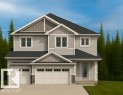 The property features a multi-level design with light gray siding and dark gray roofing - 1127 Gyrfalcon Crescent, Edmonton, AB  - Outdoor With Facade 