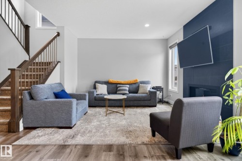 36 Riviere, St. Albert, AB - Indoor Photo Showing Living Room
