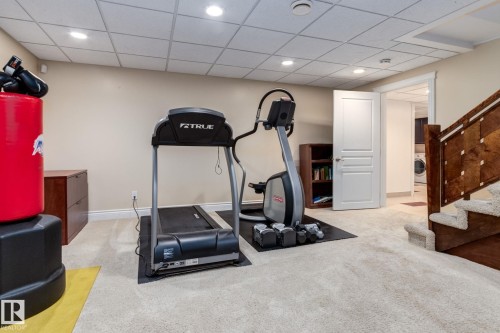 9728 141 Street, Edmonton, AB - Indoor Photo Showing Gym Room