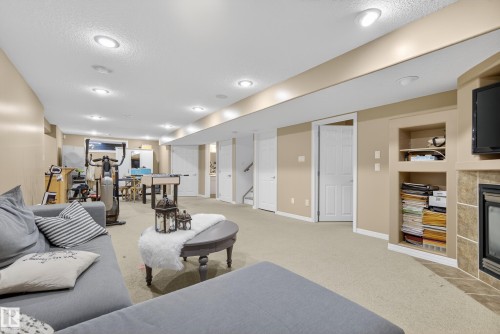 37 Leonard Drive, St. Albert, AB - Indoor With Fireplace