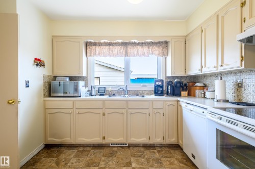 22 Forest Drive, St. Albert, AB - Indoor Photo Showing Kitchen With Double Sink
