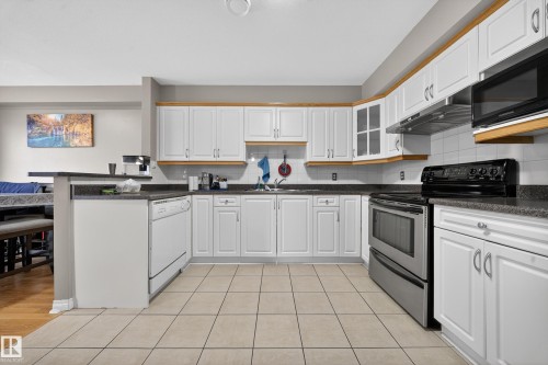 80 2505 42 Street, Edmonton, AB - Indoor Photo Showing Kitchen With Double Sink