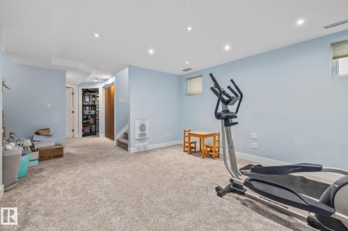 1509 78 St, Edmonton, AB - Indoor Photo Showing Gym Room