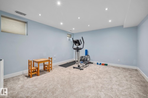 1509 78 St, Edmonton, AB - Indoor Photo Showing Gym Room