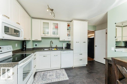 14678 54 Street, Edmonton, AB - Indoor Photo Showing Kitchen With Double Sink