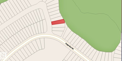 Parcel Map. Illustrating the location of the property within its geographical context - 5809 Raven Crescent, Edmonton, AB - 