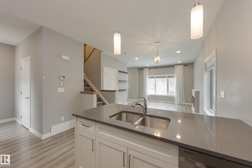 2 12014 92 Street, Edmonton, AB - Indoor Photo Showing Kitchen With Double Sink