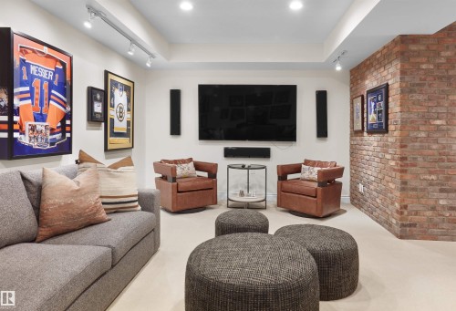 3407 Watson Place, Edmonton, AB - Indoor Photo Showing Living Room